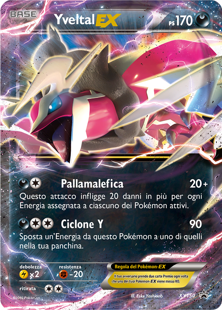 Yveltal-EX XY150 — XY Promo (Italian Pokémon TCG card)