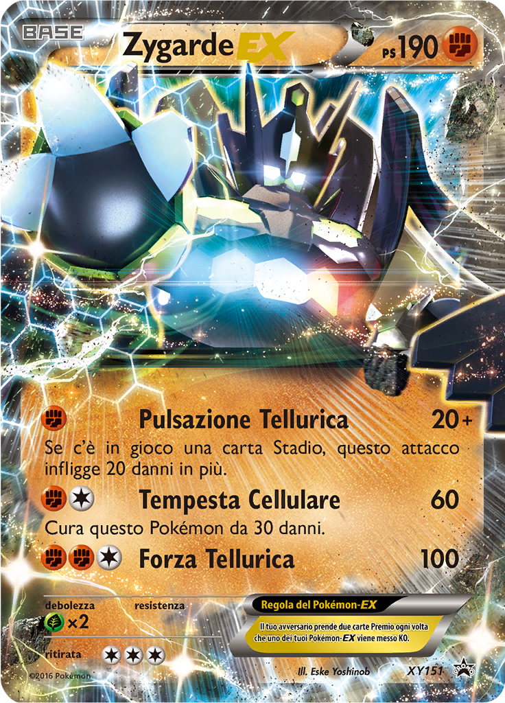 Zygarde-EX XY151 — XY Promo (Italian Pokémon TCG card)