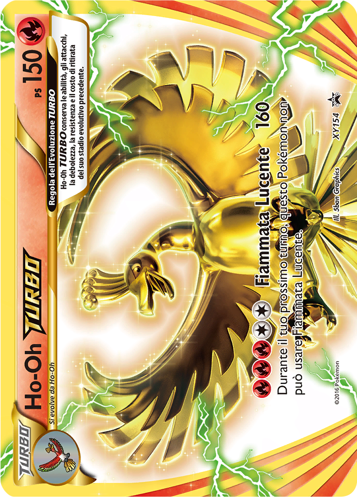 Ho-Oh TURBO XY154 — XY Promo (Italian Pokémon TCG card)