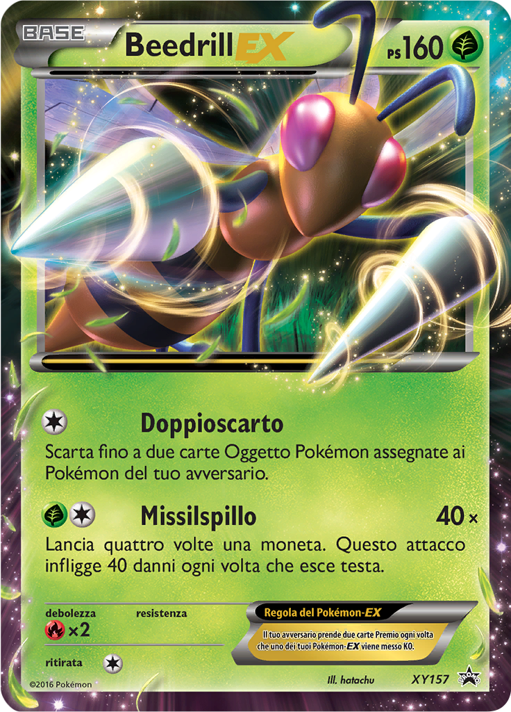 Beedrill-EX XY157 — XY Promo (Italian Pokémon TCG card)