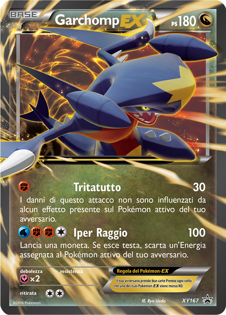 Garchomp-EX XY167 — XY Promo (Italian Pokémon TCG card)