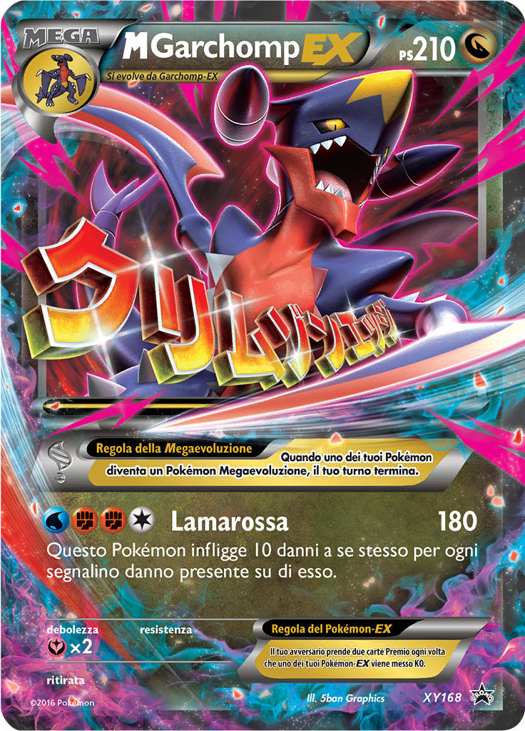 M Garchomp-EX XY168 — XY Promo (Italian Pokémon TCG card)