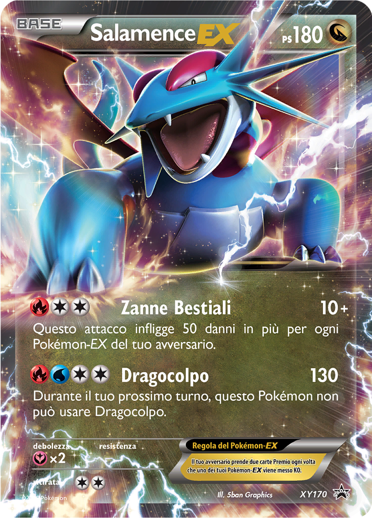 Salamence EX XY170 — XY Promo (Italian Pokémon TCG card)