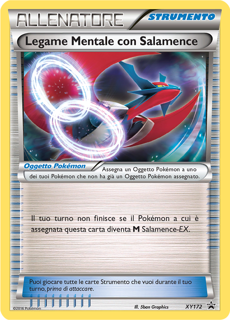 Legame Mentale con Salamence XY172 — XY Promo (Italian Pokémon TCG card)