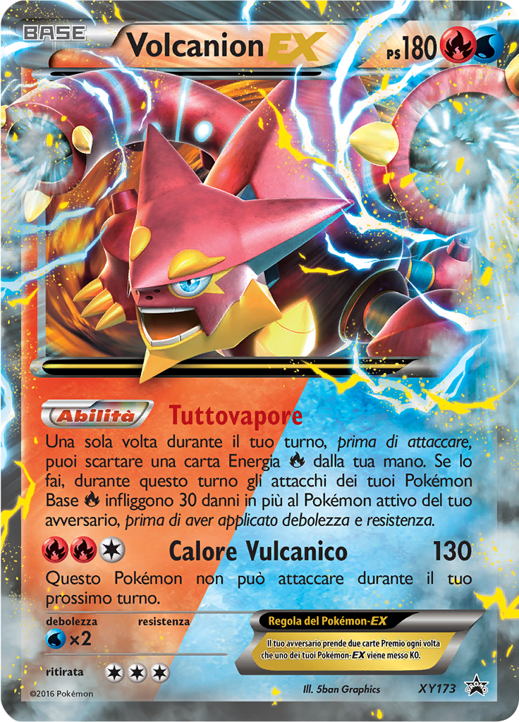 Volcanion EX XY173 — XY Promo (Italian Pokémon TCG card)