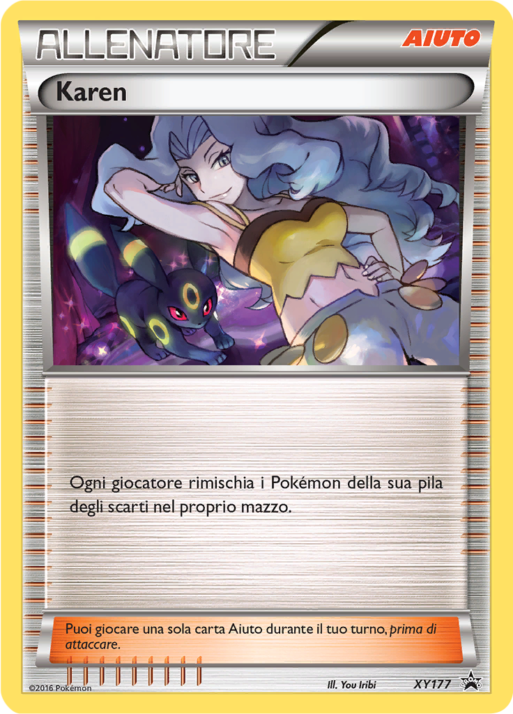 Karen XY177 — XY Promo (Italian Pokémon TCG card)