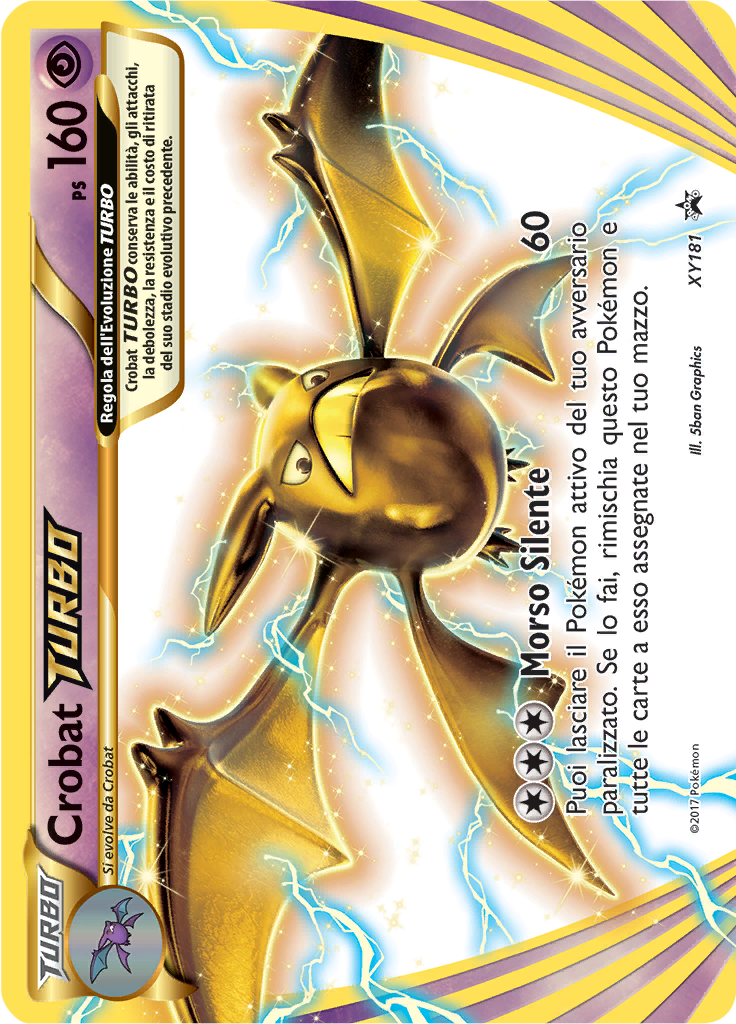 Crobat TURBO XY181 — XY Promo (Italian Pokémon TCG card)