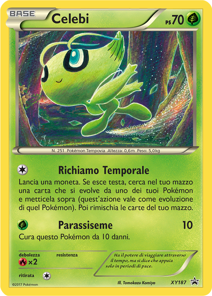 Celebi XY187 — XY Promo (Italian Pokémon TCG card)