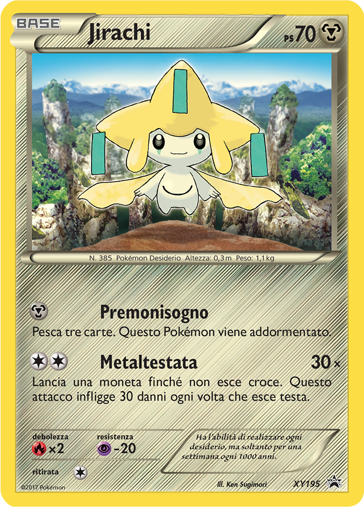 Jirachi XY195 — XY Promo (Italian Pokémon TCG card)