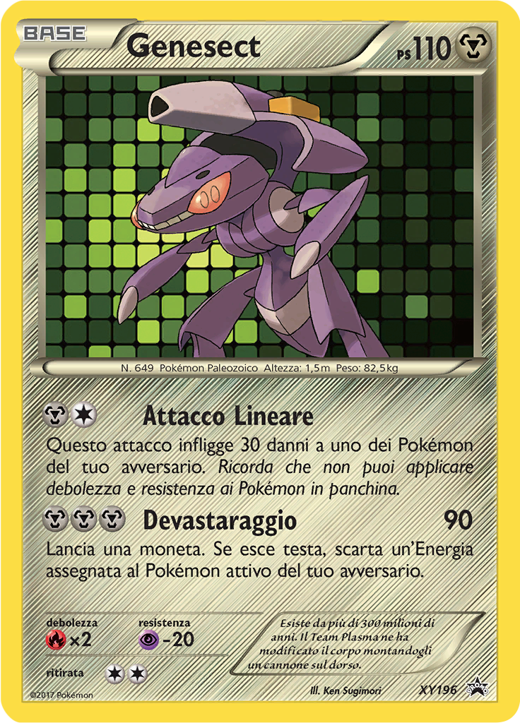 Genesect XY196 — XY Promo (Italian Pokémon TCG card)