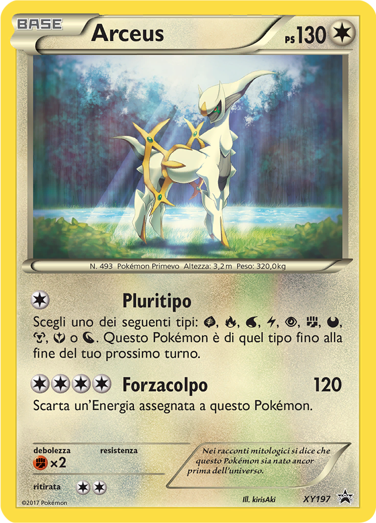 Arceus XY197 — XY Promo (Italian Pokémon TCG card)
