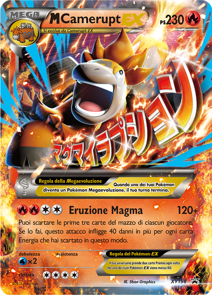 MCamerupt-EX XY198 — XY Promo (Italian Pokémon TCG card)