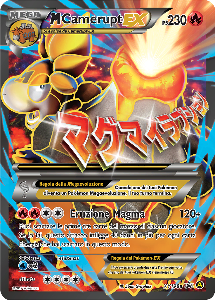 MCamerupt-EX XY198a — XY Promo (Italian Pokémon TCG card)