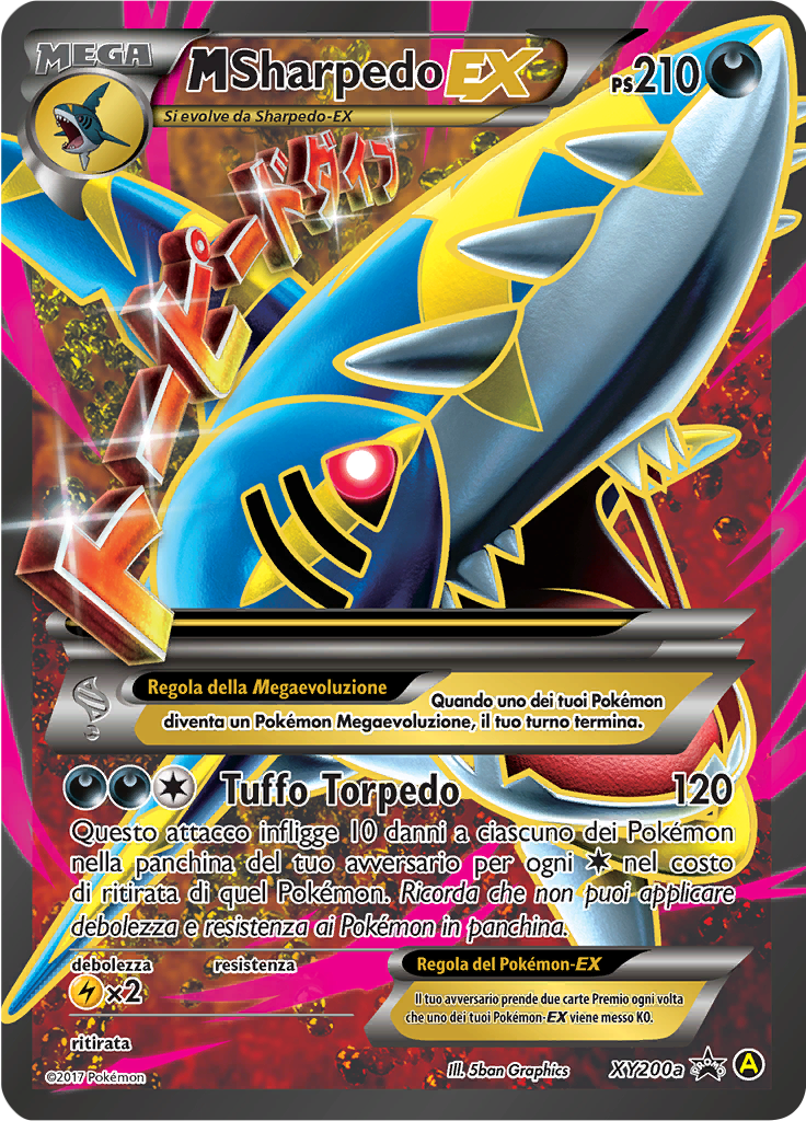 MSharpedo-EX XY200a — XY Promo (Italian Pokémon TCG card)