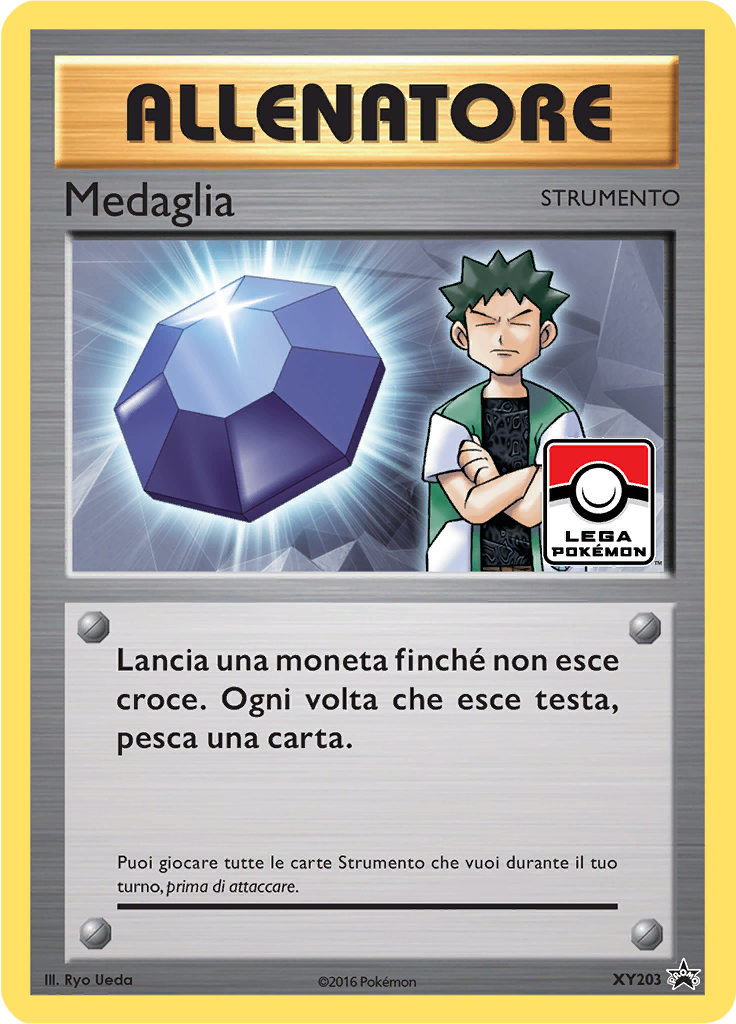 Medaglia XY203 — XY Promo (Italian Pokémon TCG card)