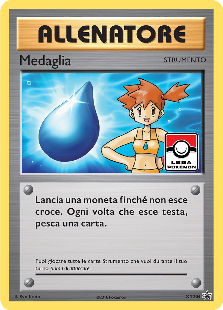 Medaglia XY204 — XY Promo (Italian Pokémon TCG card)
