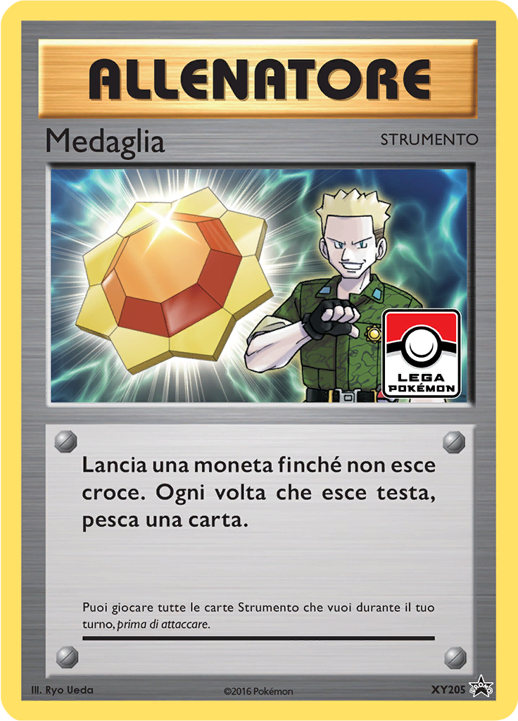 Medaglia XY205 — XY Promo (Italian Pokémon TCG card)