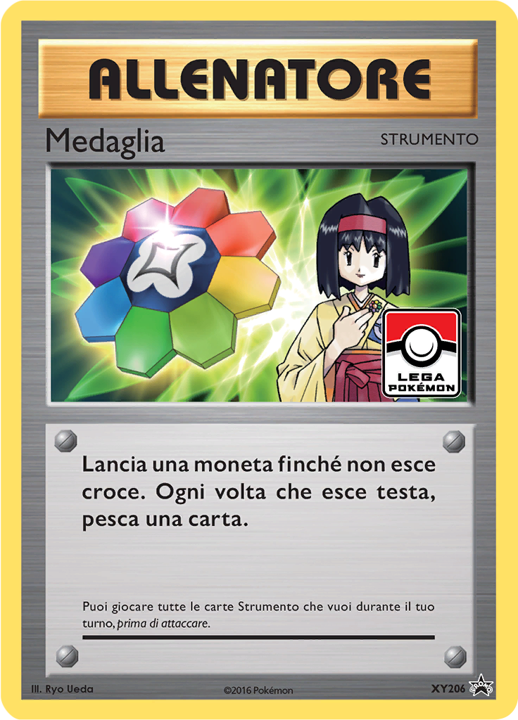 Medaglia XY206 — XY Promo (Italian Pokémon TCG card)