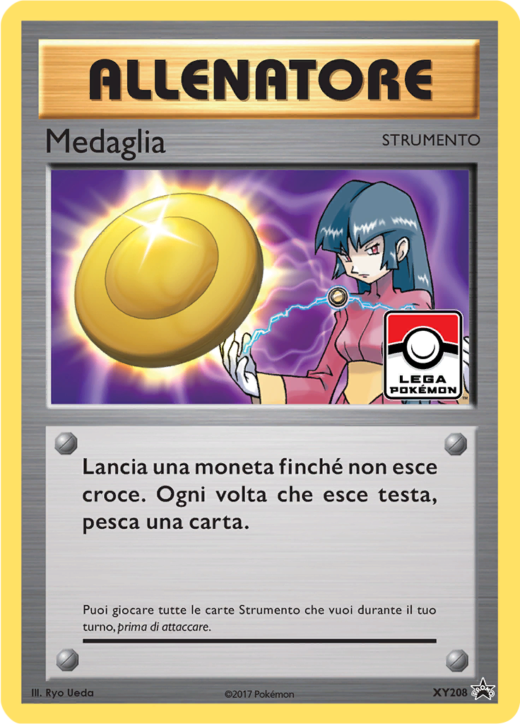 Medaglia XY208 — XY Promo (Italian Pokémon TCG card)