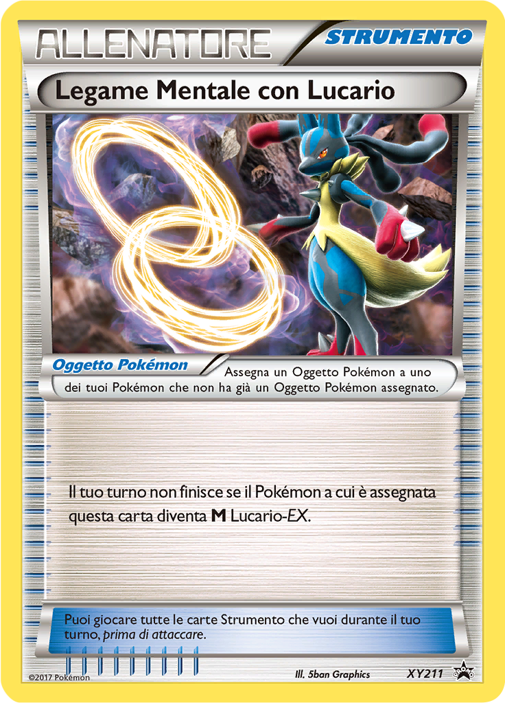 Legame Mentale con Lucario XY211 — XY Promo (Italian Pokémon TCG card)