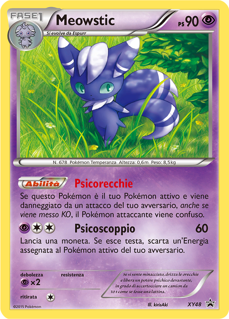 Meowstic XY48 — XY Promo (Italian Pokémon TCG card)