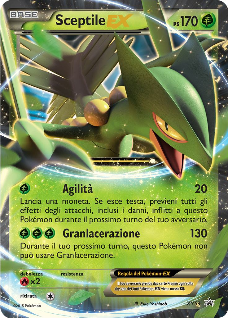 Sceptile-EX XY53 — XY Promo (Italian Pokémon TCG card)