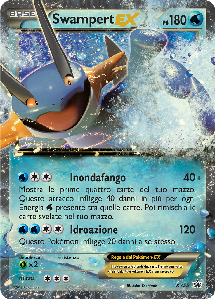 Swampert-EX XY55 — XY Promo (Italian Pokémon TCG card)