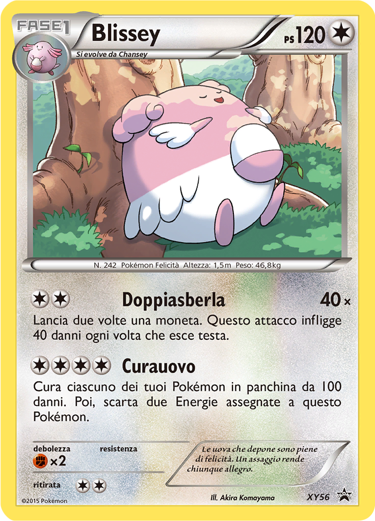 Blissey XY56 — XY Promo (Italian Pokémon TCG card)