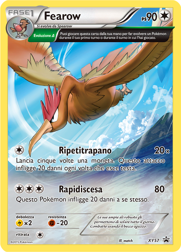 Fearow XY57 — XY Promo (Italian Pokémon TCG card)
