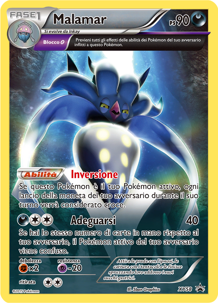 Malamar XY58 — XY Promo (Italian Pokémon TCG card)