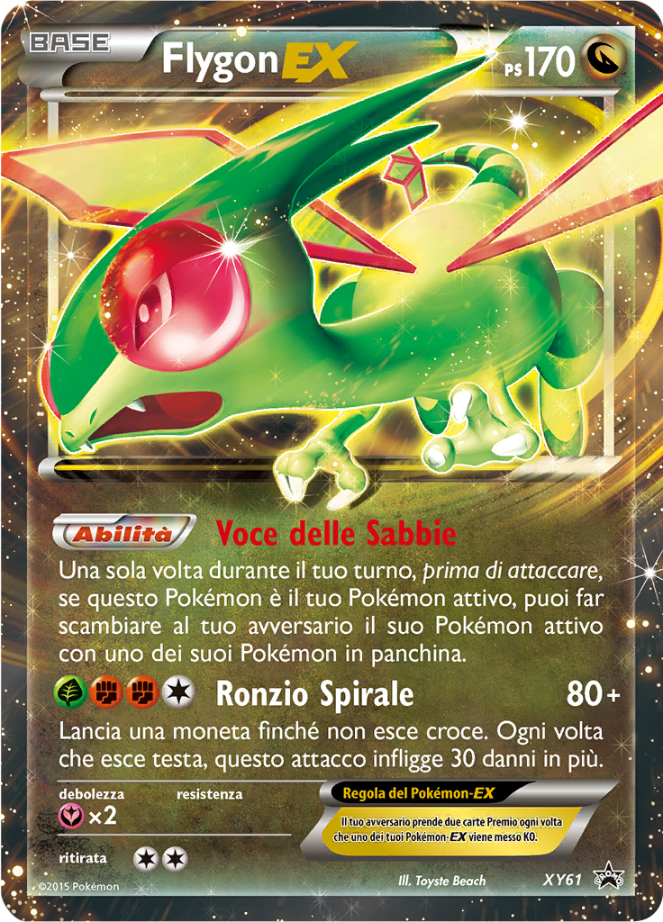 Flygon EX XY61 — XY Promo (Italian Pokémon TCG card)