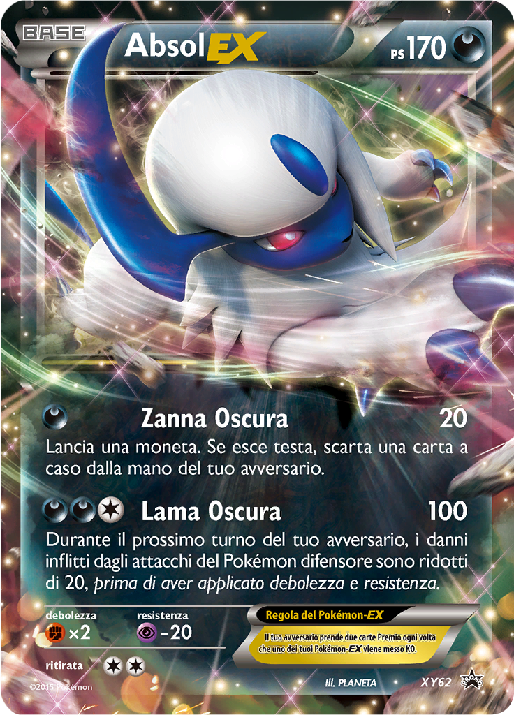 Absol-EX XY62 — XY Promo (Italian Pokémon TCG card)