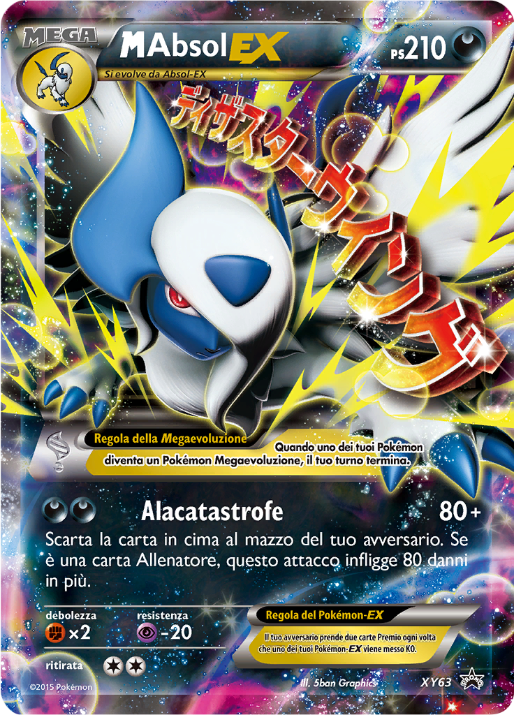 M Absol-EX XY63 — XY Promo (Italian Pokémon TCG card)