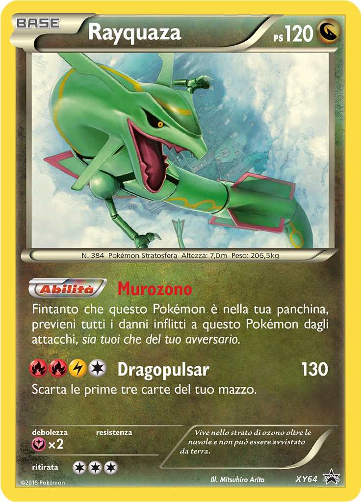 Rayquaza XY64 — XY Promo (Italian Pokémon TCG card)