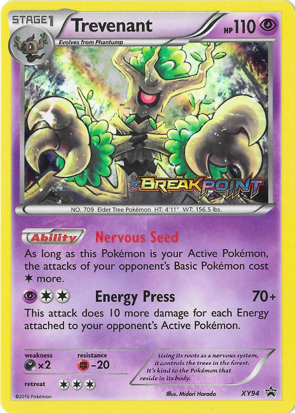 Trevenant XY94/122 — XY Promo (Italian Pokémon TCG card)