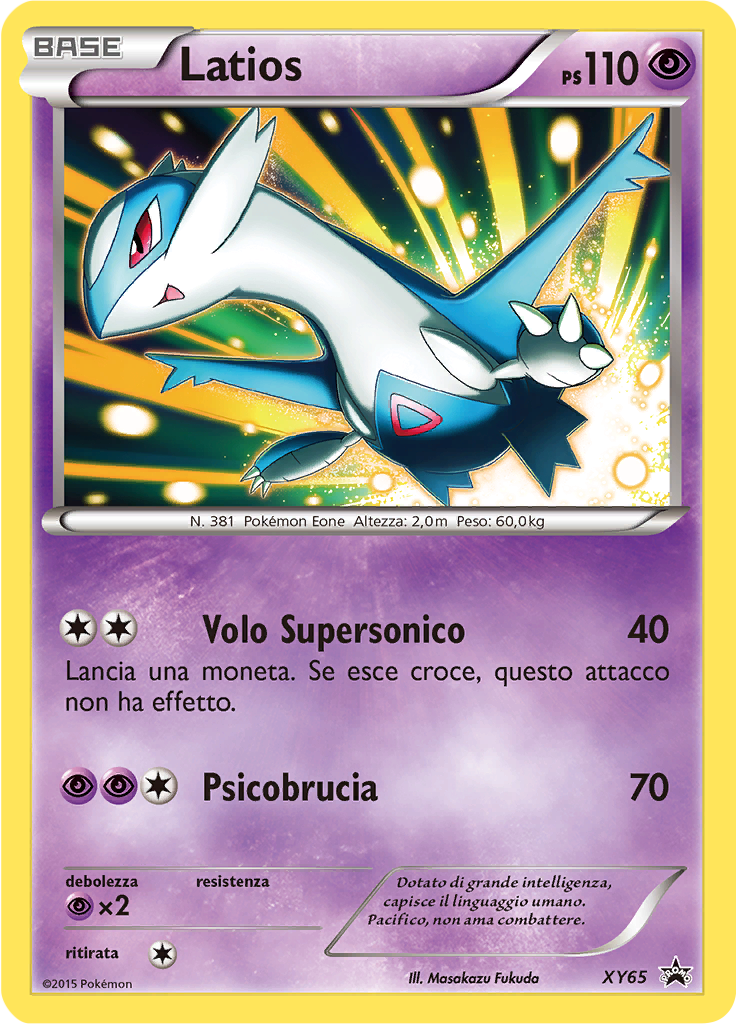 Latios XY65 — XY Promo (Italian Pokémon TCG card)