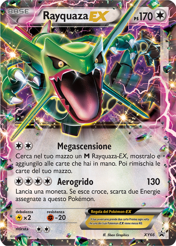 Rayquaza-EX XY66 — XY Promo (Italian Pokémon TCG card)