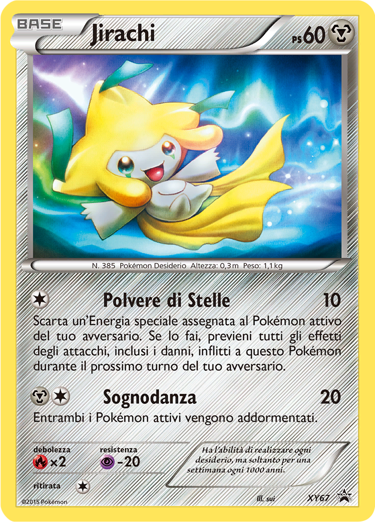 Jirachi XY67 — XY Promo (Italian Pokémon TCG card)