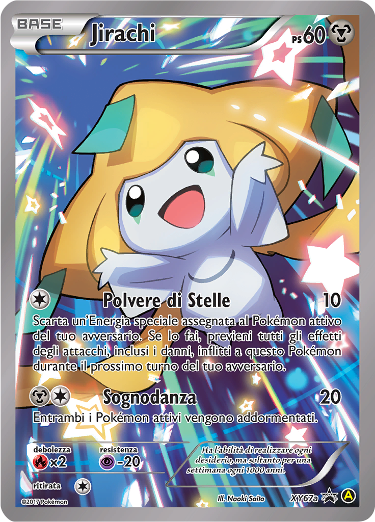 Jirachi XY67a — XY Promo (Italian Pokémon TCG card)