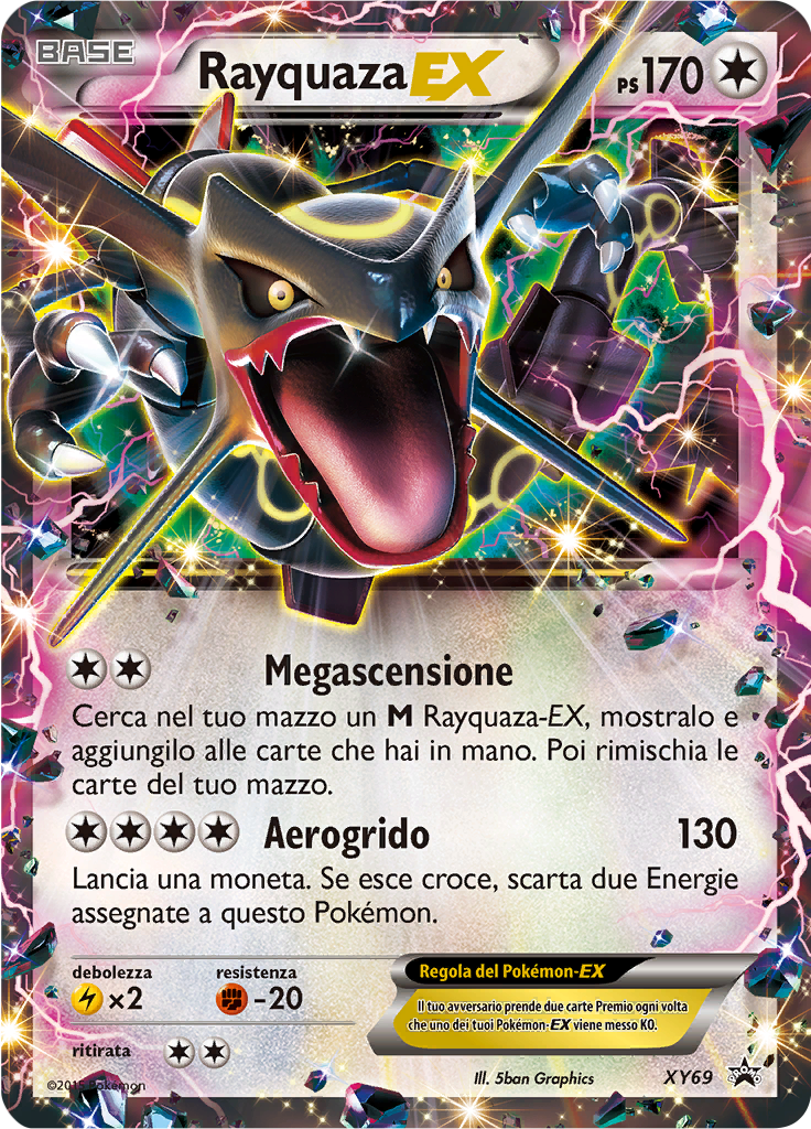 Rayquaza-EX XY69 — XY Promo (Italian Pokémon TCG card)
