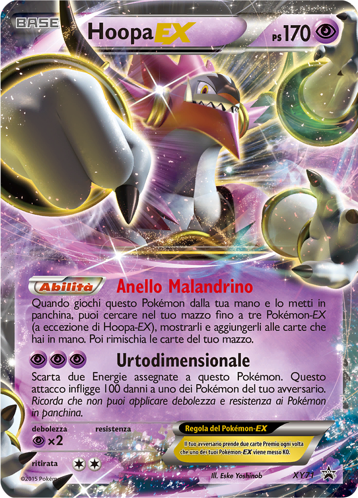 Hoopa-EX XY71 — XY Promo (Italian Pokémon TCG card)
