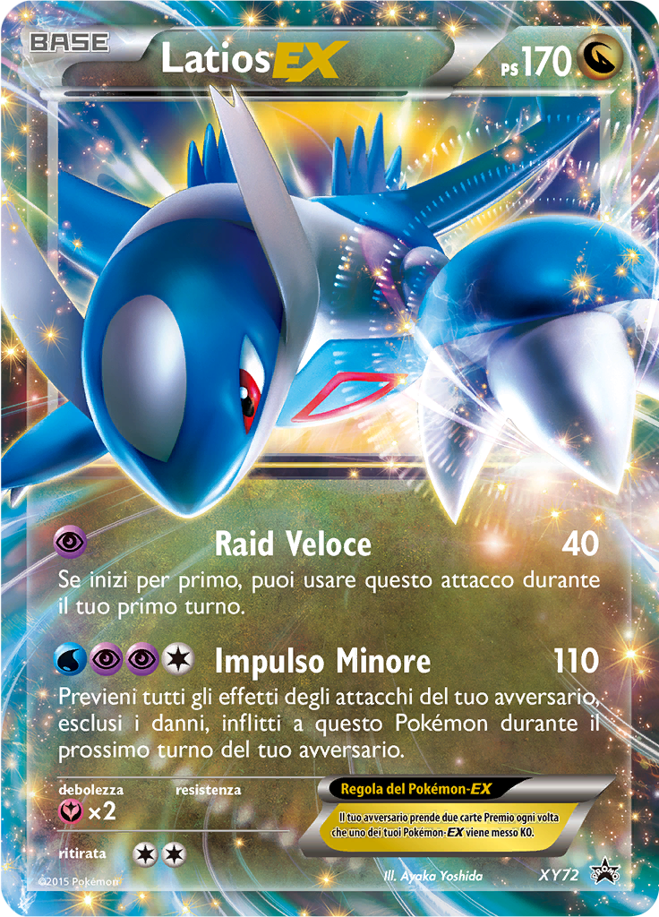 Latios-EX XY72 — XY Promo (Italian Pokémon TCG card)