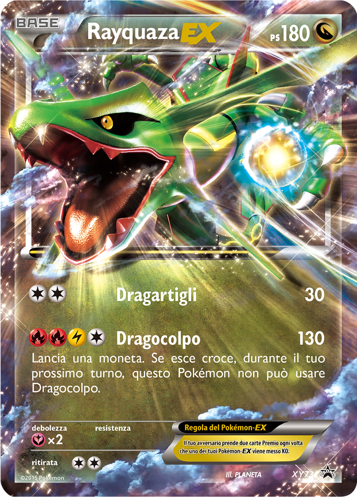 Rayquaza-EX XY73 — XY Promo (Italian Pokémon TCG card)