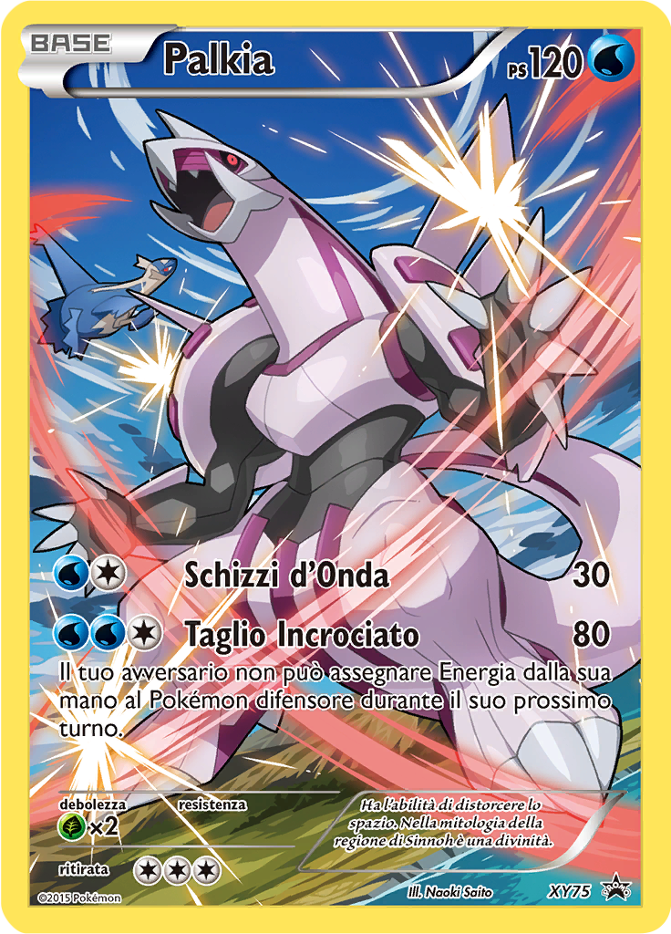 Palkia XY75 — XY Promo (Italian Pokémon TCG card)