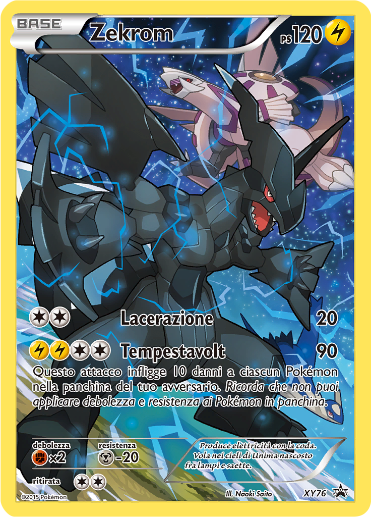 Zekrom XY76 — XY Promo (Italian Pokémon TCG card)
