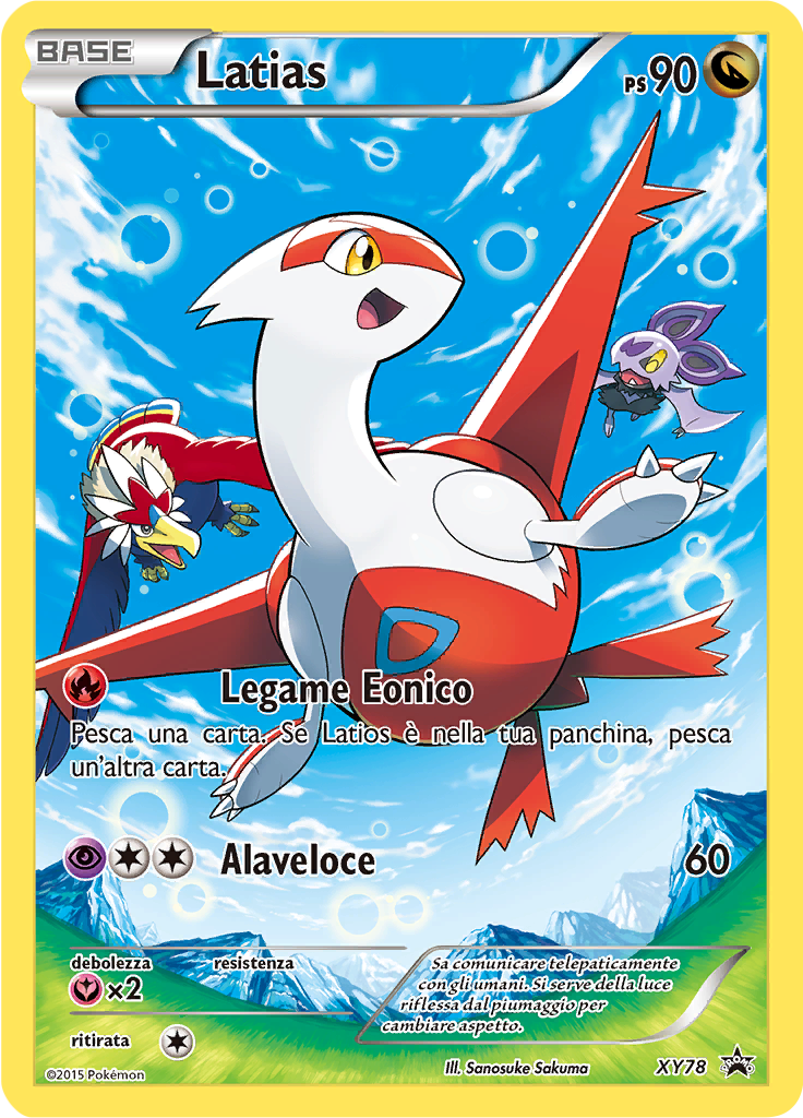Latias XY78 — XY Promo (Italian Pokémon TCG card)