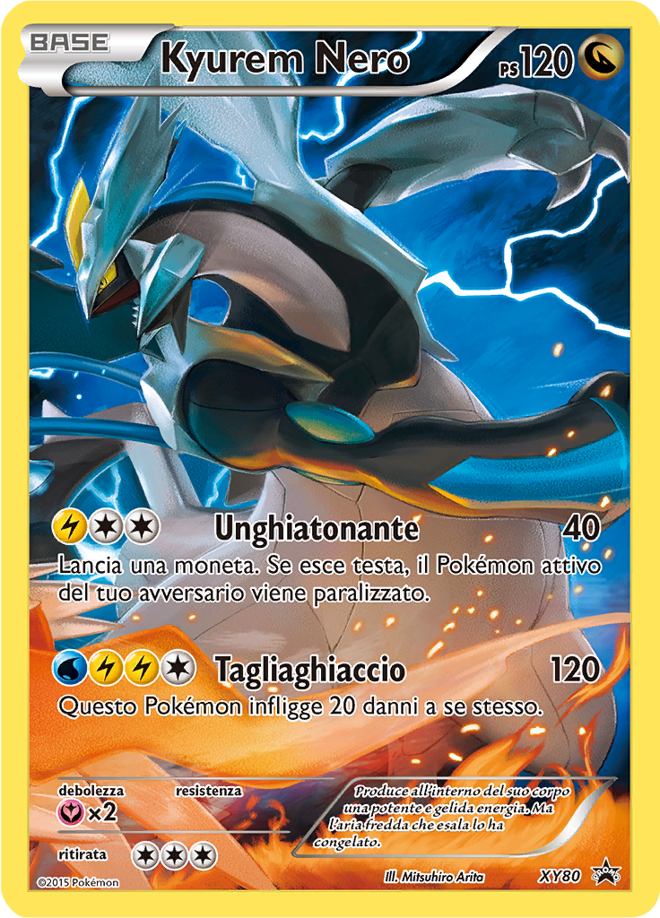 Kyurem Nero XY80 — XY Promo (Italian Pokémon TCG card)