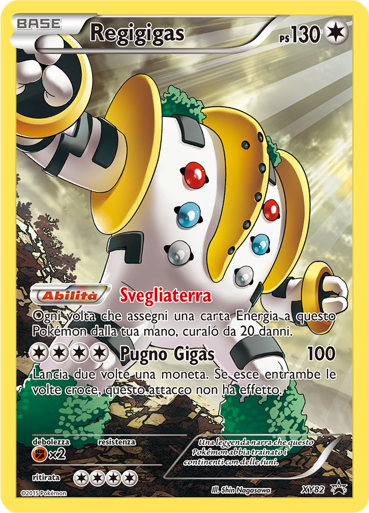 Regigigas XY82 — XY Promo (Italian Pokémon TCG card)