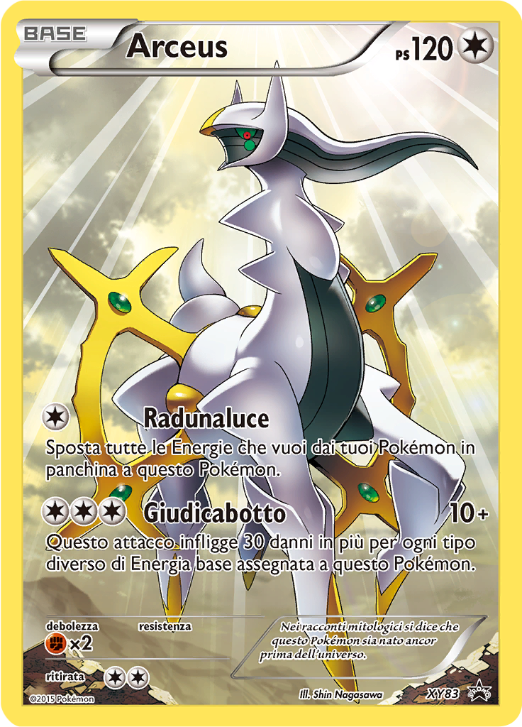 Arceus XY83 — XY Promo (Italian Pokémon TCG card)