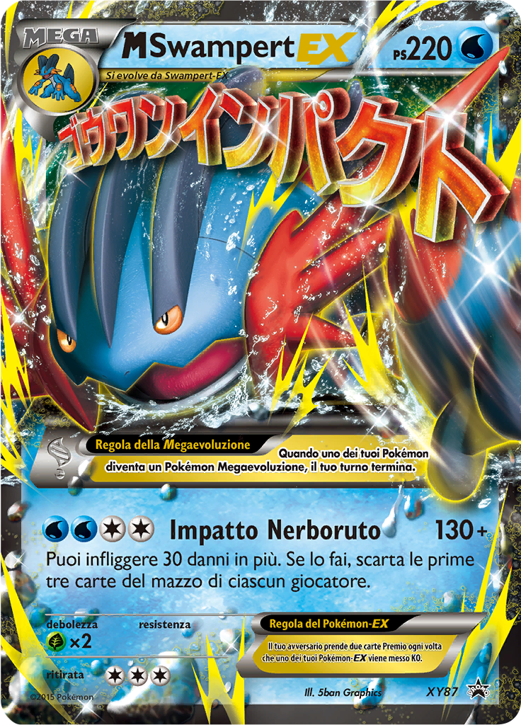 MSwampert-EX XY87 — XY Promo (Italian Pokémon TCG card)